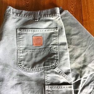 Carhartt Grey Carpenter Pants 40x34